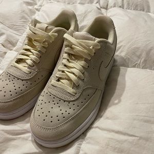 Cream women Nikes
